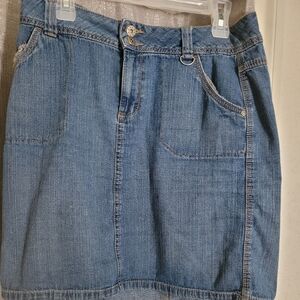 Blue Jean skirt Size L